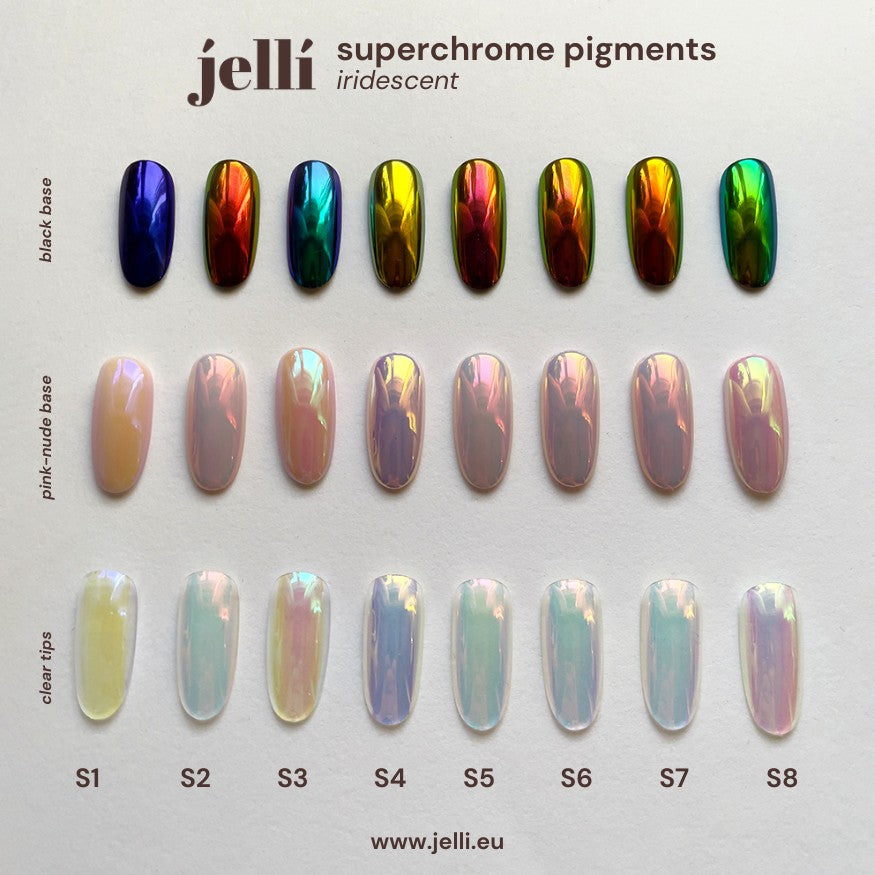 superchrome iridescent pigment pudră 1g