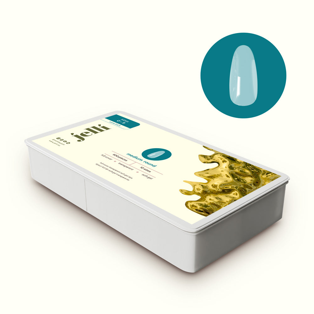 ⚠️‼️PRECOMANDĂ‼️⚠️ jellí - rotund mediu soft gel tips