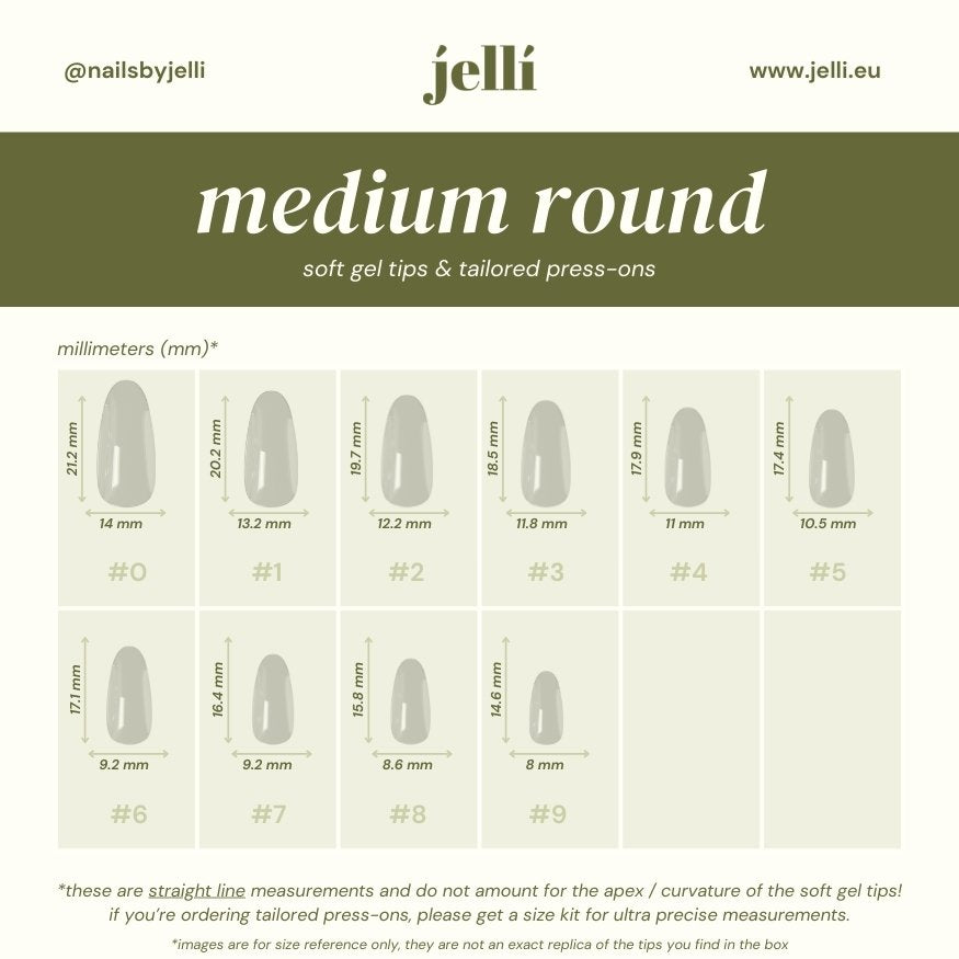 ⚠️‼️PRECOMANDĂ‼️⚠️ jellí - rotund mediu soft gel tips