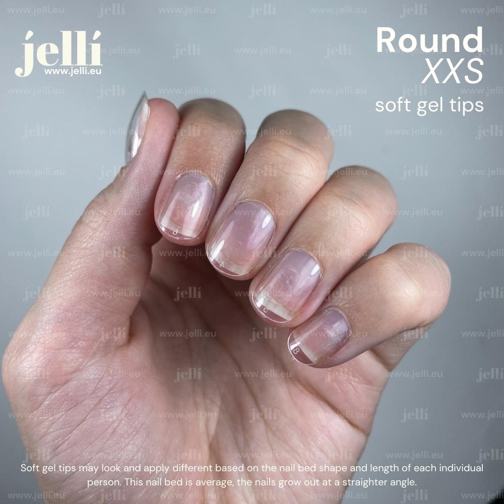 jellí - xxs round soft gel tips