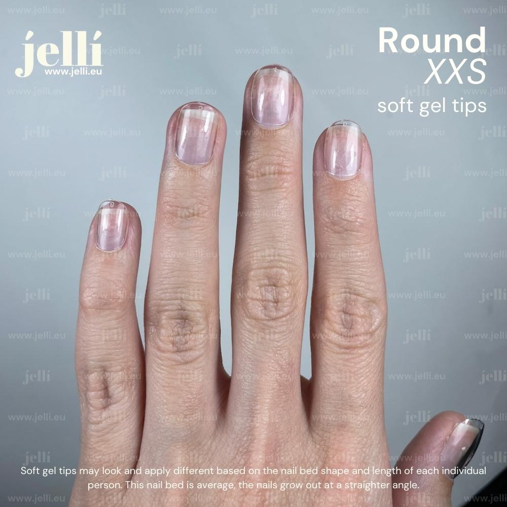 jellí - xxs round soft gel tips