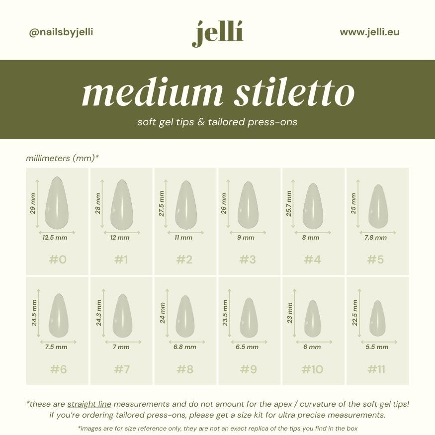 ⚠️‼️PRECOMANDĂ‼️⚠️ jellí - stiletto mediu soft gel tips