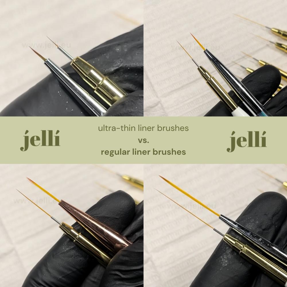 9mm ultra thin detail fine liner brush for nail art & painting