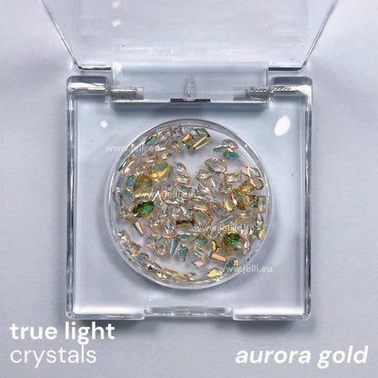 jellí true light crystals CZ - aurora gold