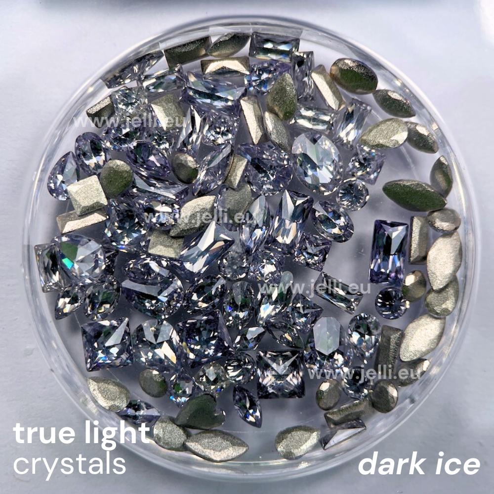 jellí true light crystals CZ - dark ice