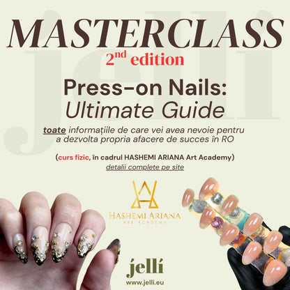 ⭐️ MASTERCLASS - Press-on Nails: Ultimate Guide (RO) - 2nd edition
