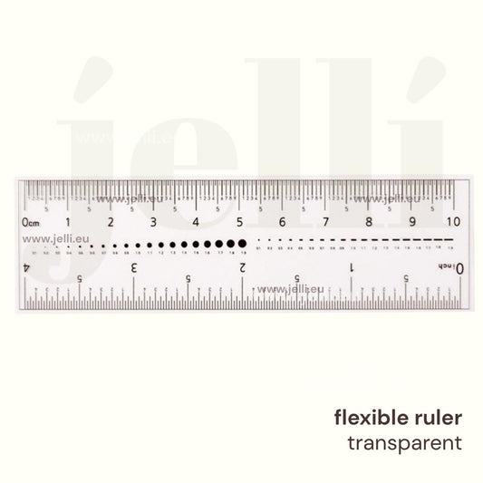 riglă flexibilă pentru nail art și măsurători