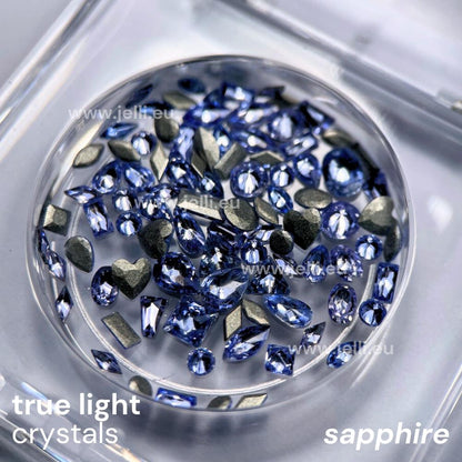 jellí true light crystals CZ - sapphire