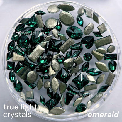 jellí true light crystals CZ - emerald