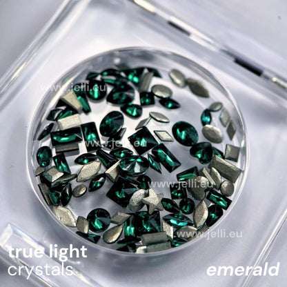 jellí true light crystals CZ - emerald