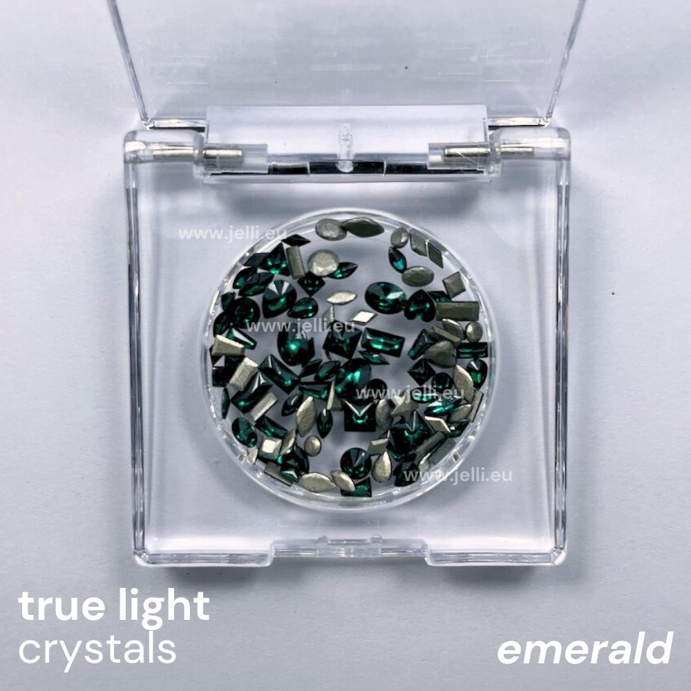 jellí true light crystals CZ - emerald
