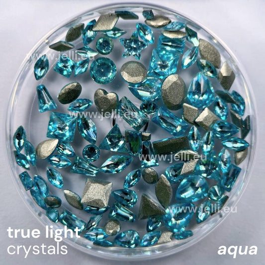 jellí true light crystals CZ - aqua