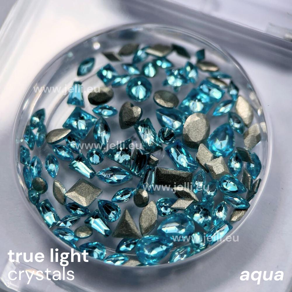 jellí true light crystals CZ - aqua