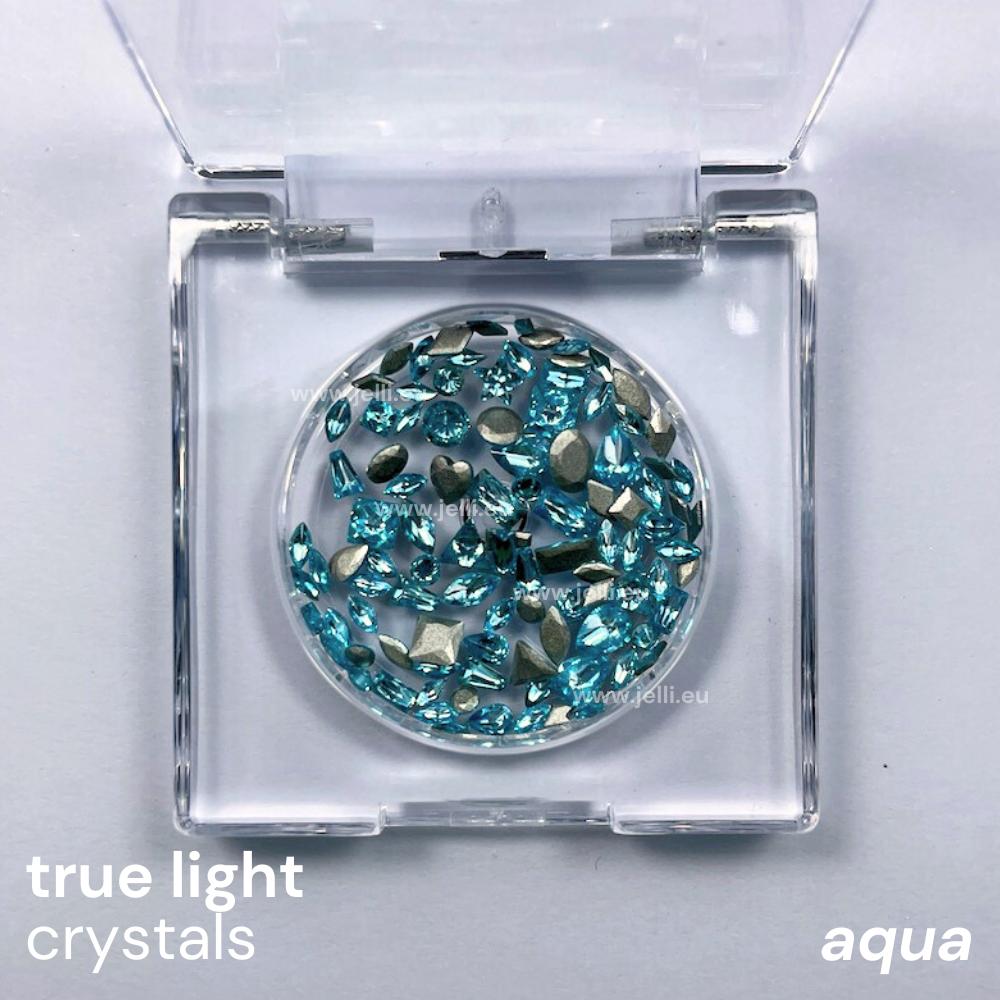 jellí true light crystals CZ - aqua