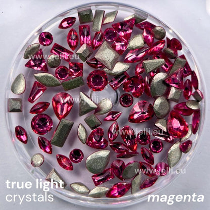 jellí true light crystals CZ - magenta