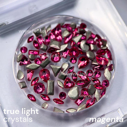 jellí true light crystals CZ - magenta