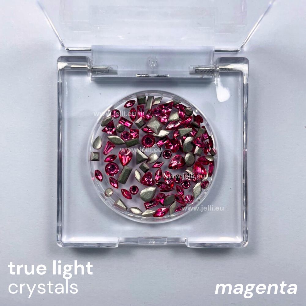 jellí true light crystals CZ - magenta