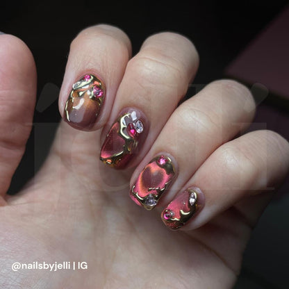 jellí true light crystals CZ - magenta