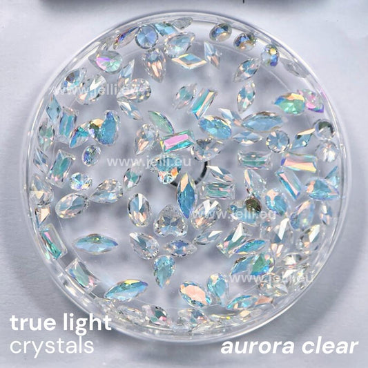 jellí true light crystals CZ - aurora clear