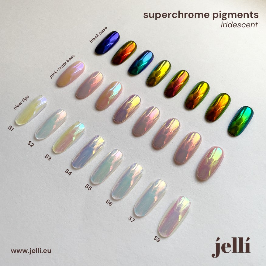 superchrome iridescent pigment pudră 1g