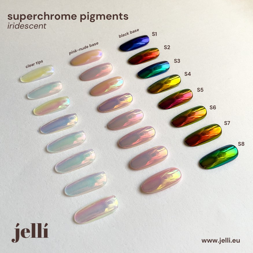 superchrome iridescent pigment pudră 1g