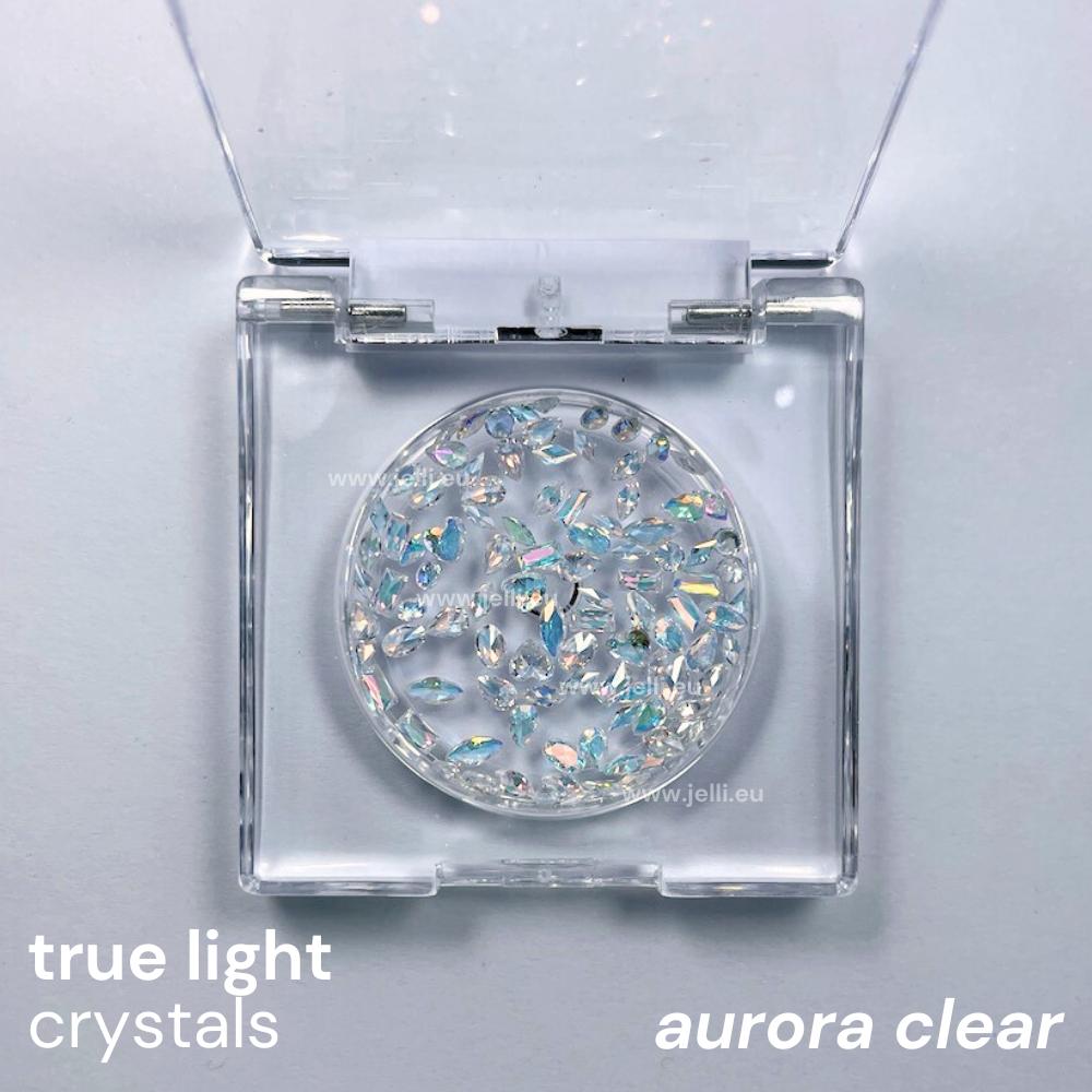 jellí true light crystals CZ - aurora clear