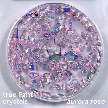 jellí true light crystals CZ - aurora rose