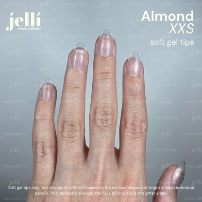 jellí - xxs almond soft gel tips