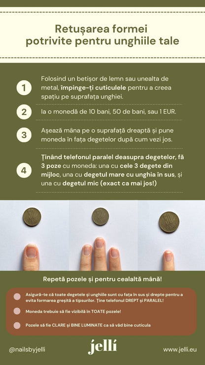 tape measurements for custom luxury press-on nails