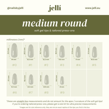 tape measurements for custom luxury press-on nails