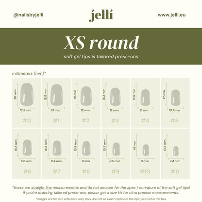 tape measurements for custom luxury press-on nails