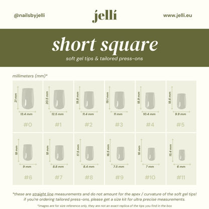 tape measurements for custom luxury press-on nails