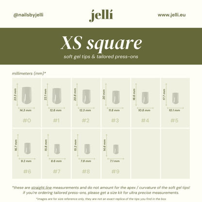 tape measurements for custom luxury press-on nails