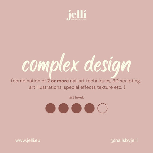 design complex set unghii press-on custom de lux