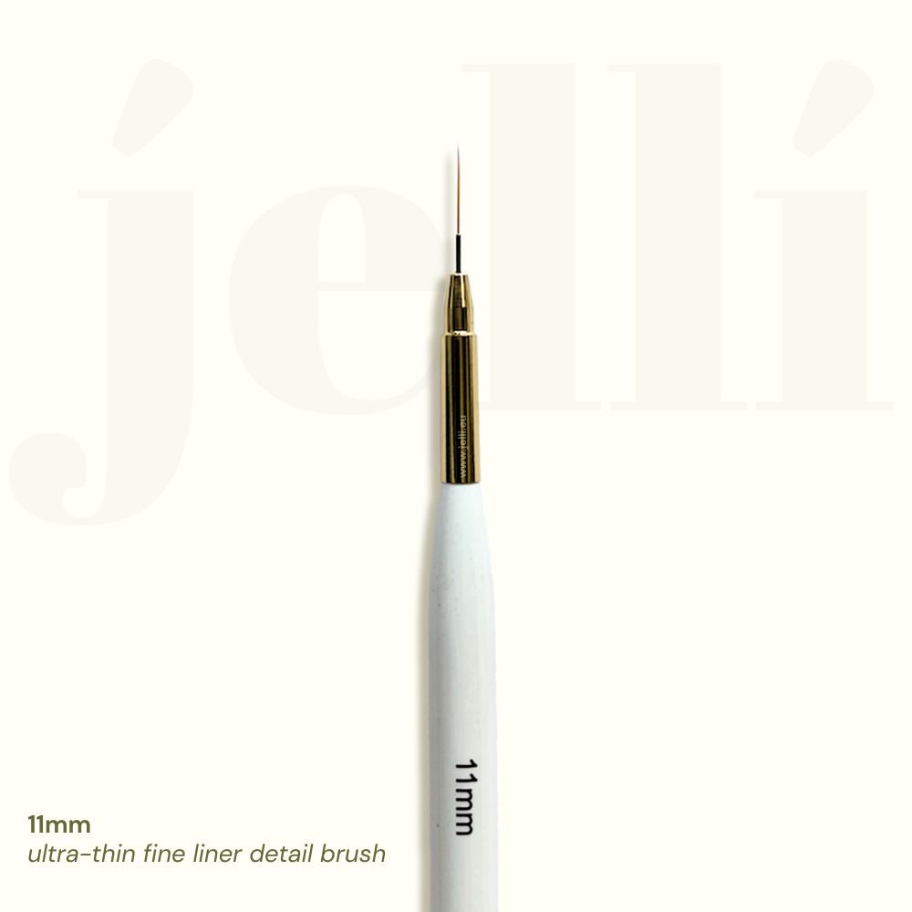 11mm ultra thin detail fine liner brush for nail art & painting