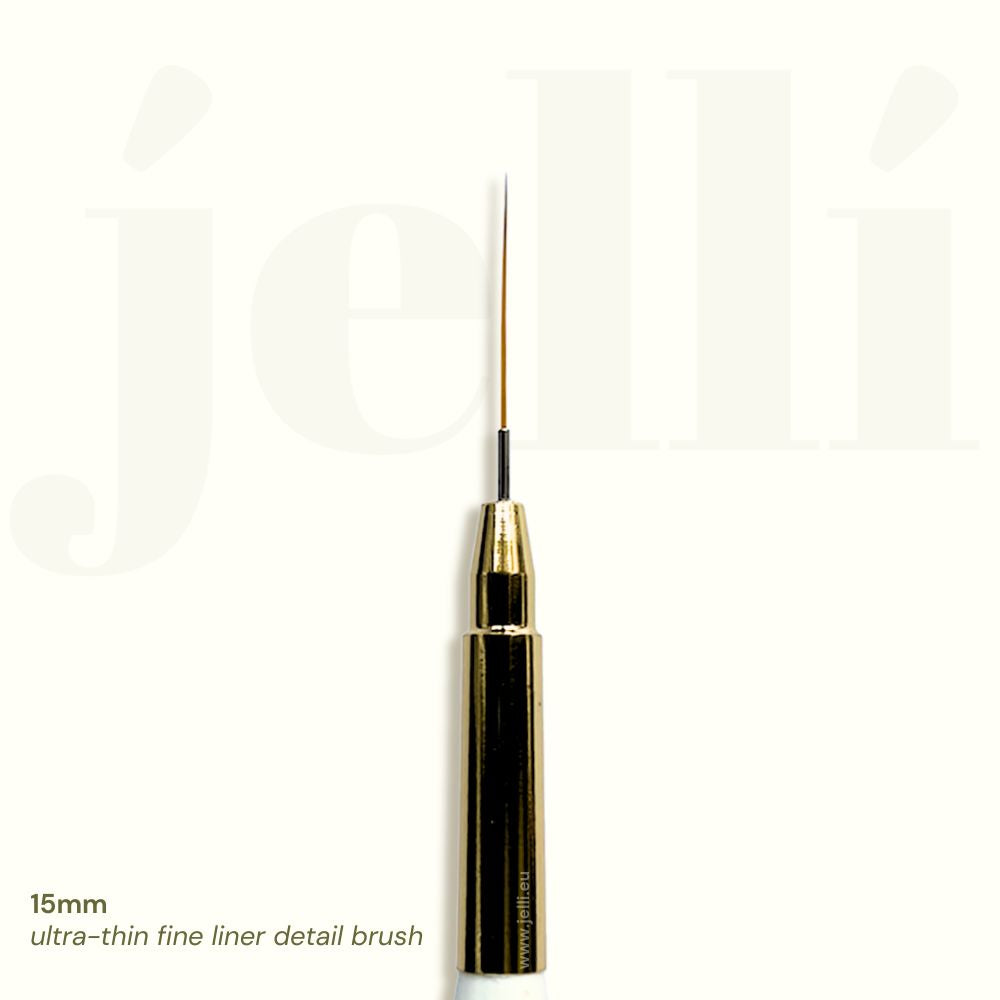 15mm ultra thin detail fine liner brush for nail art & painting