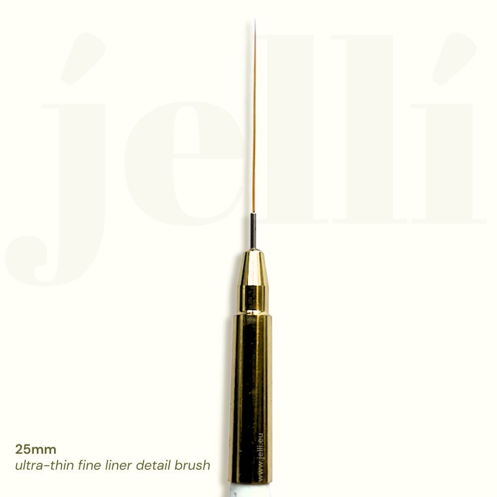 25mm ultra thin detail fine liner brush for nail art & painting