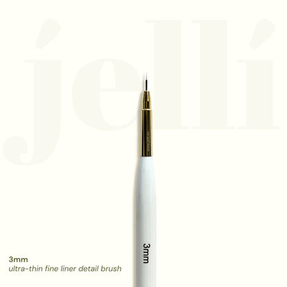 3mm ultra thin detail fine liner brush for nail art & painting