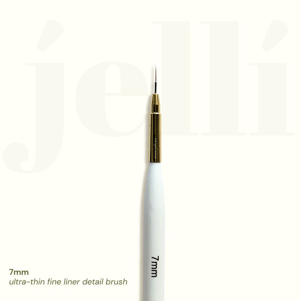 7mm ultra thin detail fine liner brush for nail art & painting