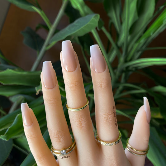 nude boomer - custom luxury press-on nails set