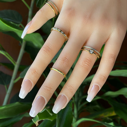 nude boomer - custom luxury press-on nails set