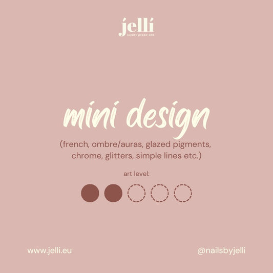 mini design set unghii press-on custom de lux