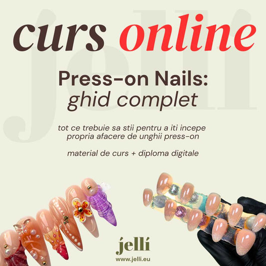 💅🏻 Press-on Nails: Ghid Complet (RO) - Curs ONLINE