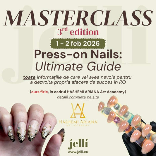 ⭐️ MASTERCLASS - Press-on Nails: Ultimate Guide (RO) - 3rd edition