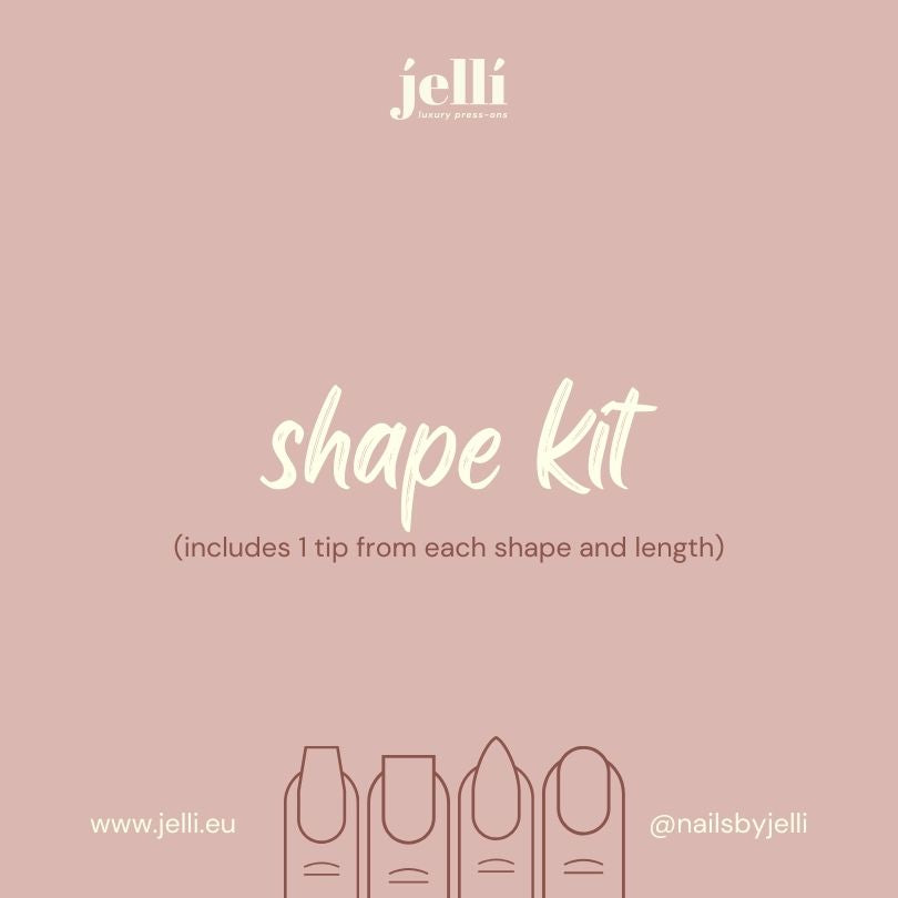 shape finder kit for press-ons and soft gel tips