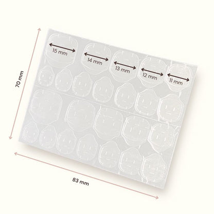 M/L double sided sticky tabs for press-on nails