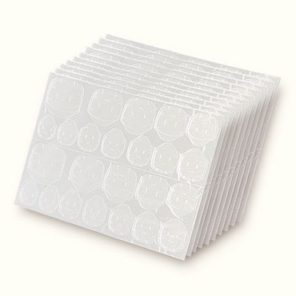 M/L double sided sticky tabs for press-on nails, 10 sheets x 24 tabs